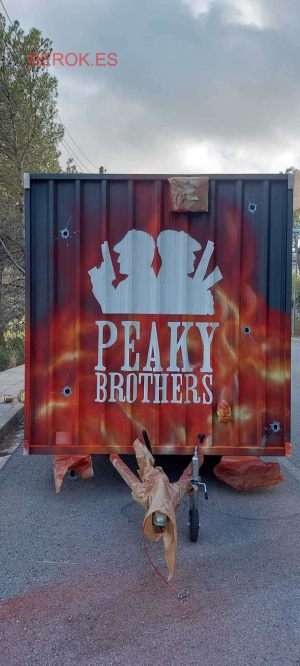 mural graffiti peaky brothers foodtruck